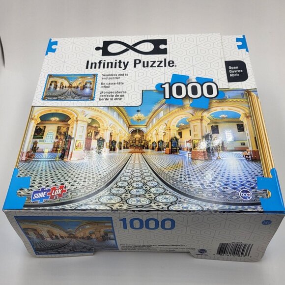 Infinity Puzzle Museum 1000 Piece Jigsaw Puzzle – Sure-Lox Interlocking Puzzle - Picture 1 of 9